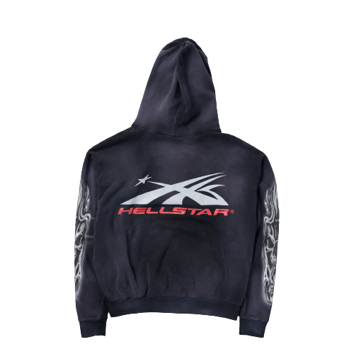 Black Hellstar Hoodie - Atlapparel