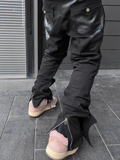 Black Pants Zippers - Atlapparel