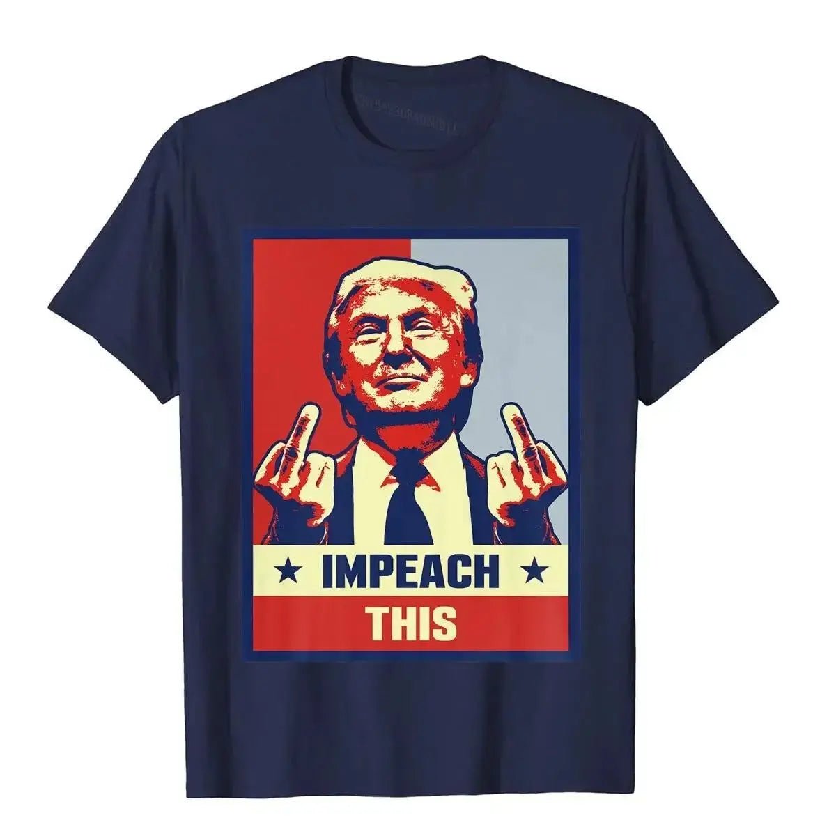 Donald Trump Never Surrender Middle Finger T-shirt - Atlapparel