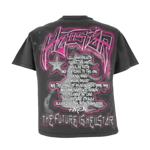 Hellstar The Future Black & Pink T - shirt - Atlapparel