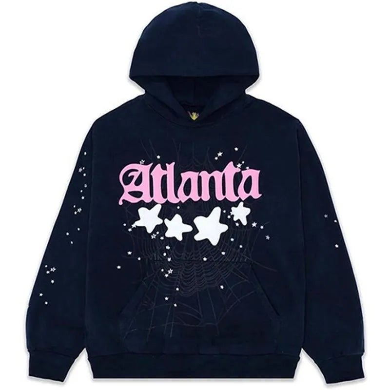 Sp5der Atlanta Hoodie (Navy) - Atlapparel