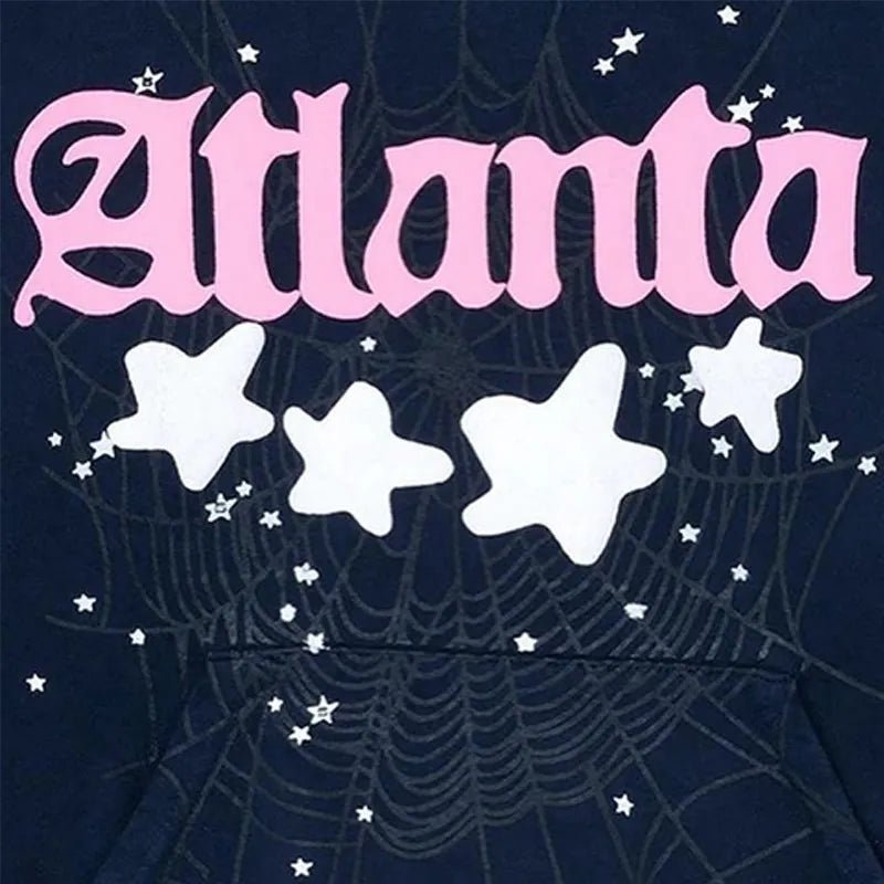 Sp5der Atlanta Hoodie (Navy) - Atlapparel