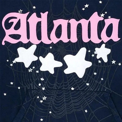 Sp5der Atlanta Hoodie (Navy) - Atlapparel